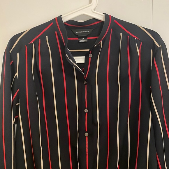 Club Monaco Striped Blouse - Picture 3 of 7